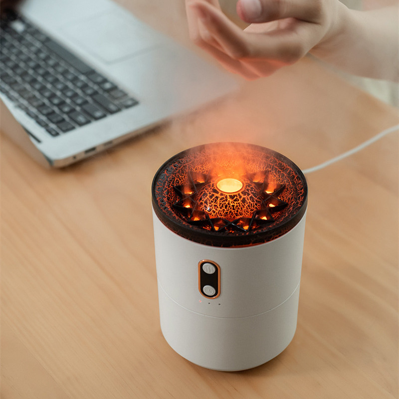 Volcanic Flame Aroma Diffuser & Night Lamp