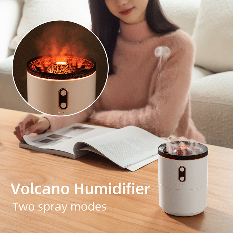 Volcanic Flame Aroma Diffuser & Night Lamp