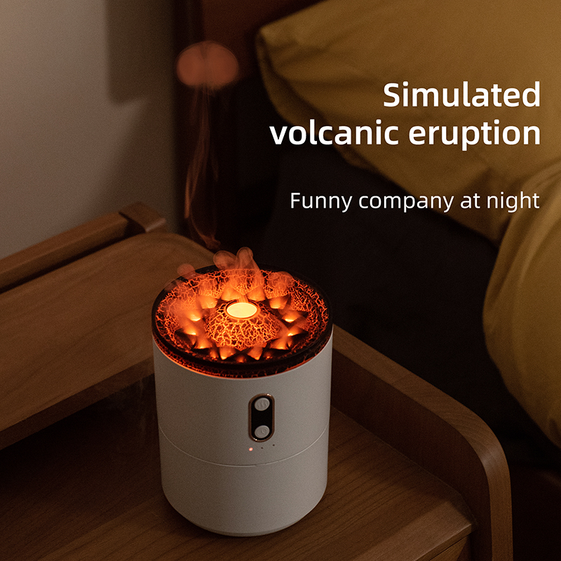 Volcanic Flame Aroma Diffuser & Night Lamp